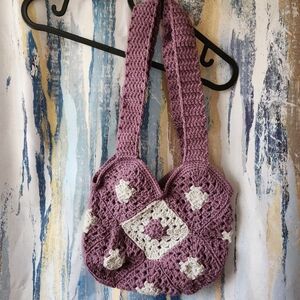 Handmade crochet purse